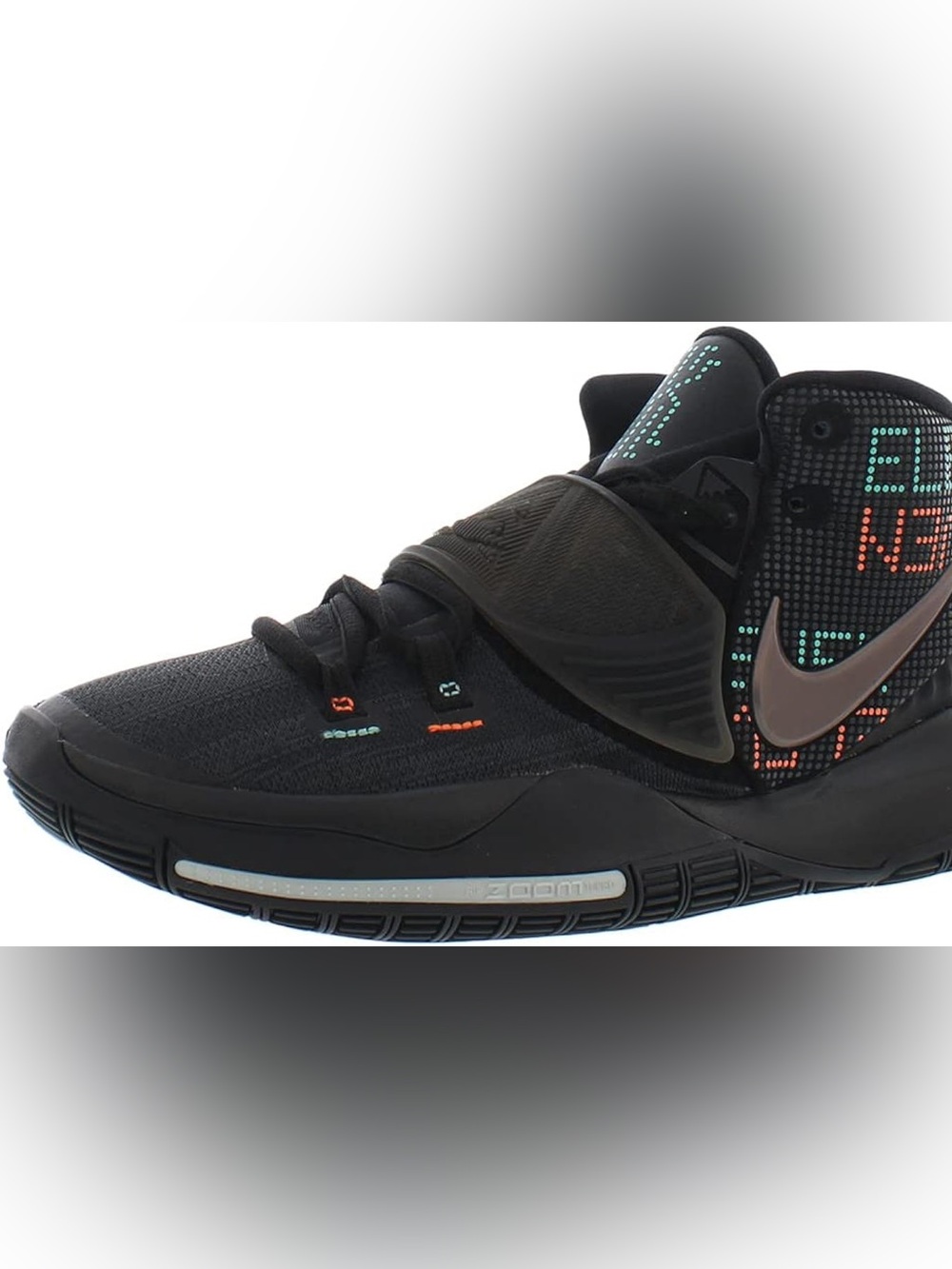 Nike Kyrie 6 Youth Shot Clock Eleven Basketball Black Size 2.0 YShoes BQ5599-006